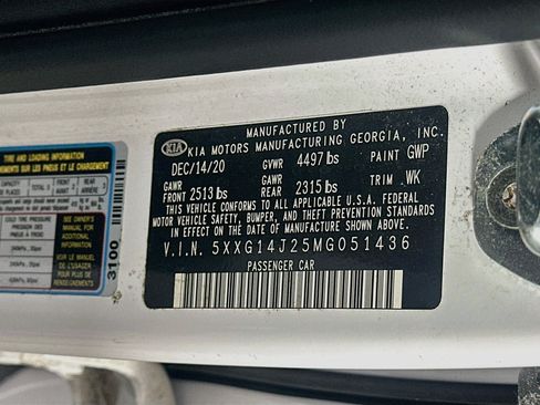 Used 2021 Kia K5 LXS AWD/4WD image 12