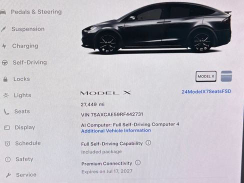 Used 2024 Tesla Model X AWD/4WD image 10