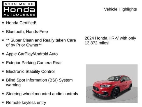 Certified 2024 Honda HR-V Sport image 14