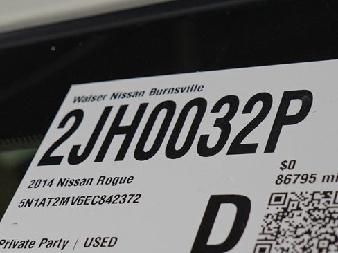 Used 2014 Nissan Rogue SL w/ SL Premium Package AWD/4WD image 30
