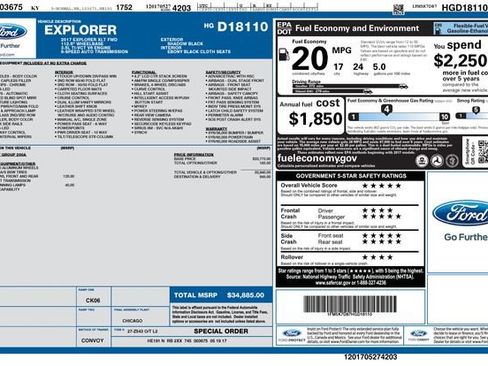 Used 2017 Ford Explorer XLT image 38