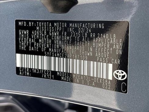 Certified 2024 Toyota Corolla SE FWD image 27