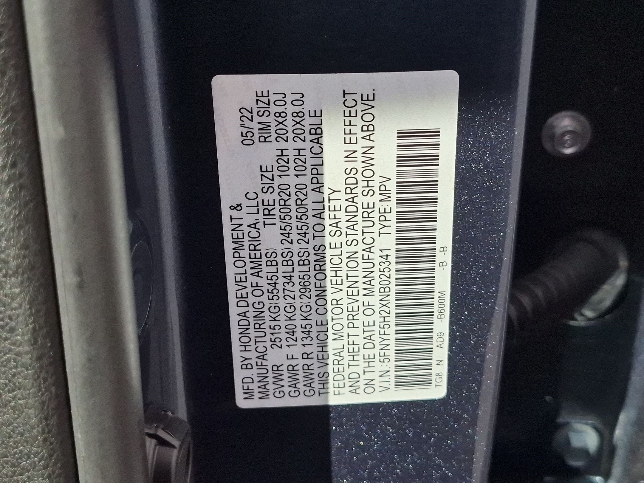 Used 2022 Honda Pilot Special Edition image 35