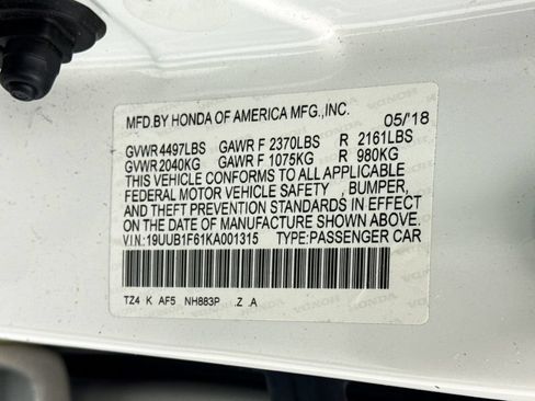 Used 2019 Acura TLX w/ Technology & A-SPEC Pkg FWD image 33