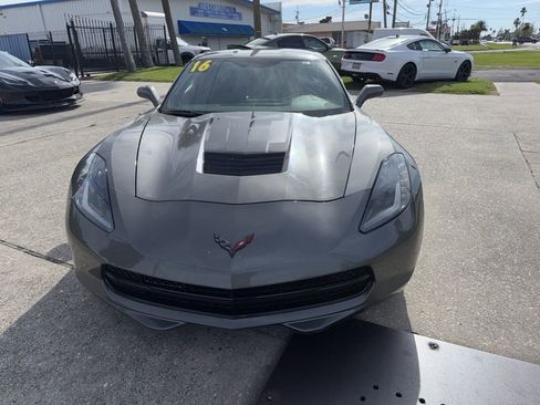 Used 2016 Chevrolet Corvette Stingray Coupe w/ Carbon Flash Badge Package RWD image 3