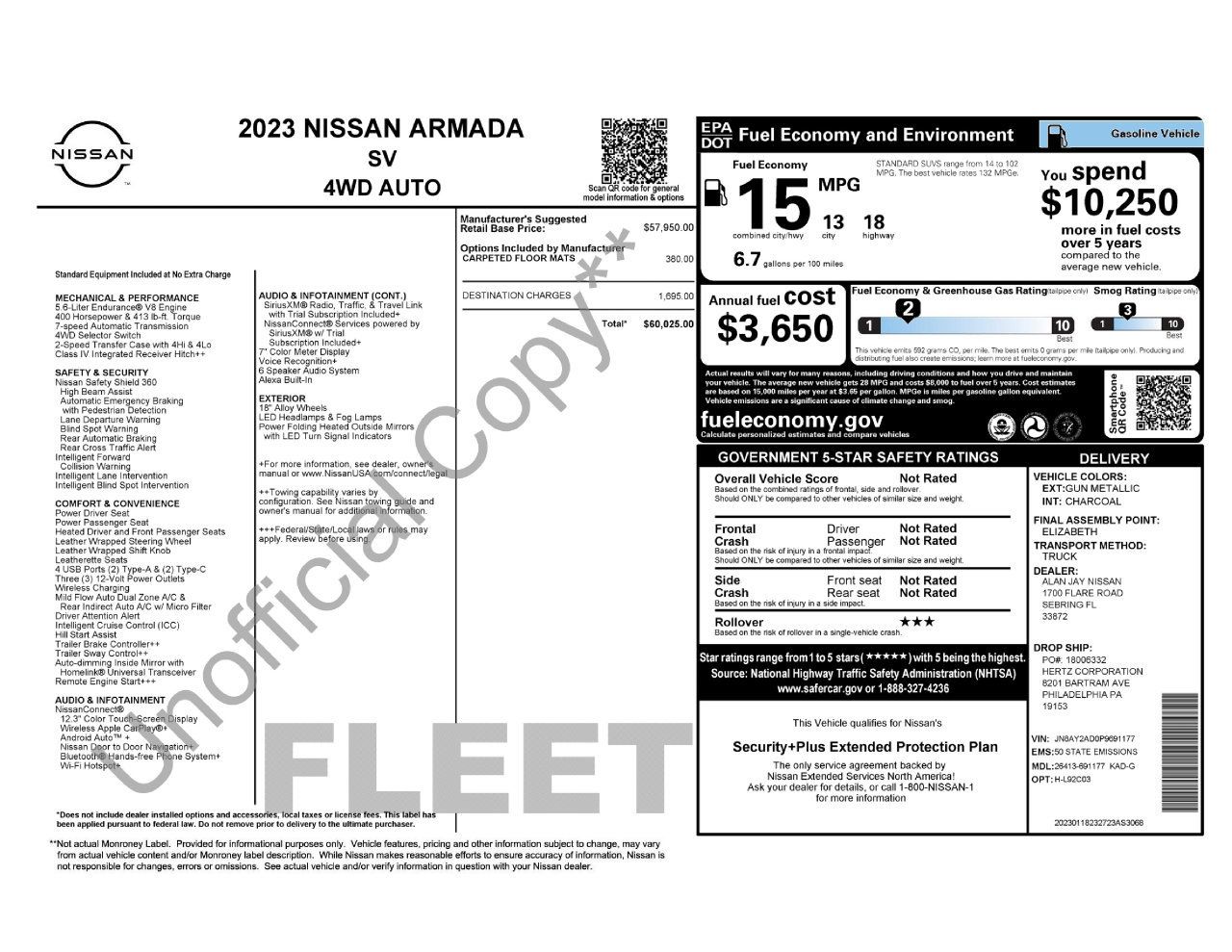 Used 2023 Nissan Armada SV AWD/4WD image 10