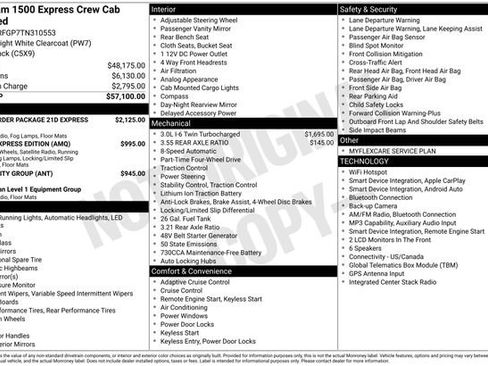 New 2026 RAM 1500 Express AWD/4WD image 53