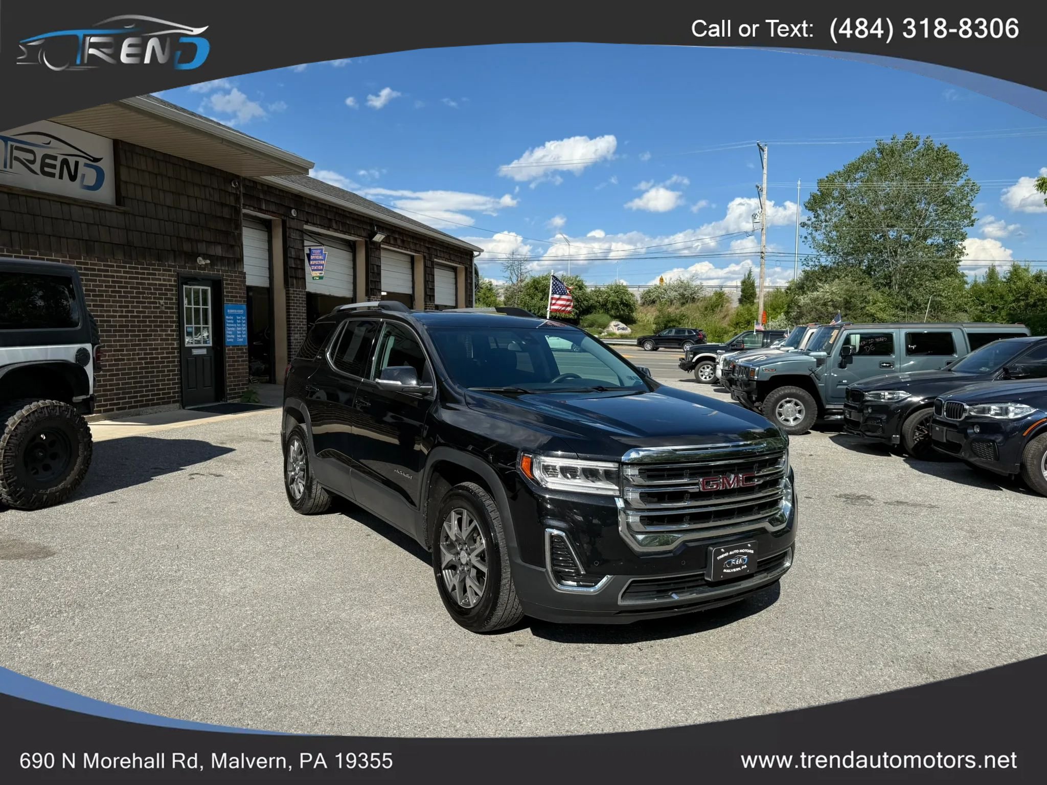 Used 2021 GMC Acadia SLE w/ Driver Convenience Package AWD/4WD image 1