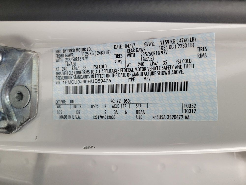 Used 2017 Ford Escape Titanium FWD image 33