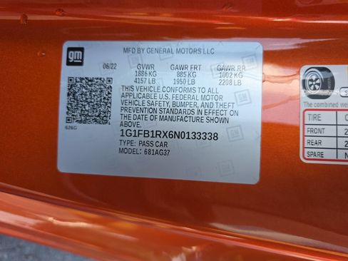 Used 2022 Chevrolet Camaro LT w/ RS Package RWD image 26