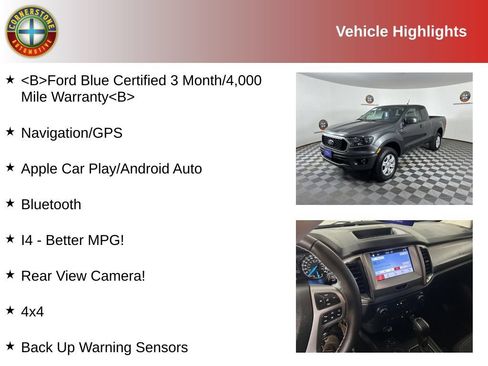 Used 2019 Ford Ranger XLT w/ Equipment Group 301A Mid AWD/4WD image 2