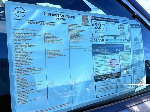 New 2026 Nissan Rogue SV w/ Cold Weather Package image 15