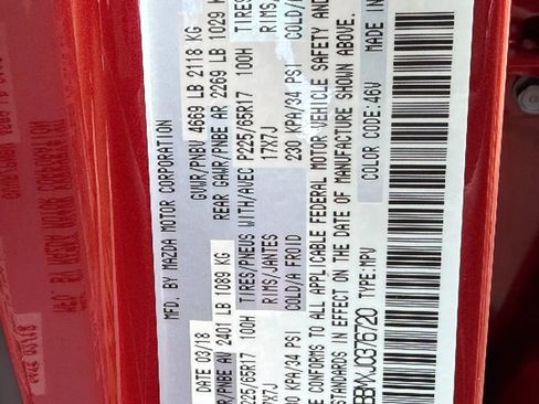 Used 2018 MAZDA CX-5 Sport AWD/4WD image 46