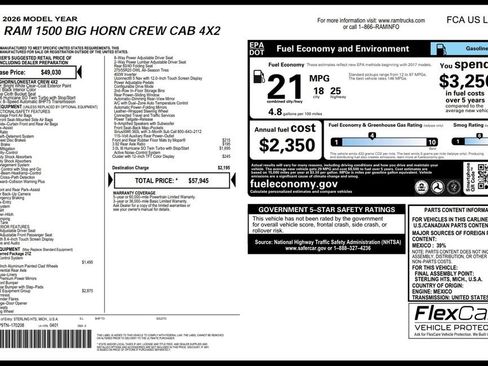 Used 2026 RAM 1500 Big Horn RWD image 4