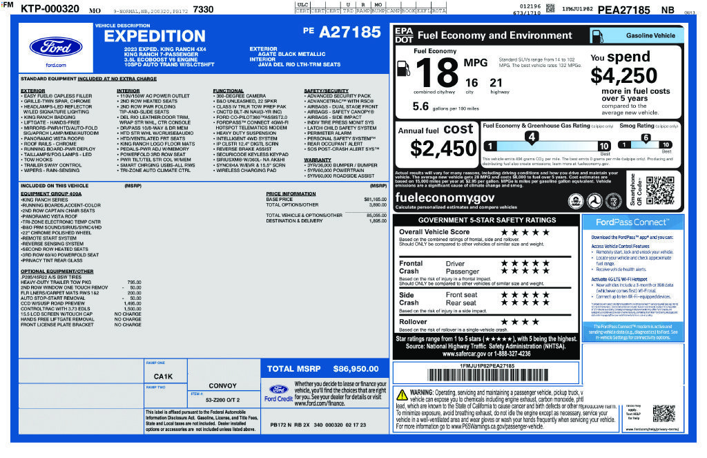 Used 2023 Ford Expedition King Ranch AWD/4WD image 6