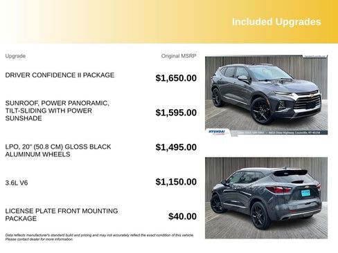 Used 2021 Chevrolet Blazer Premier w/ Driver Confidence II Package AWD/4WD image 2