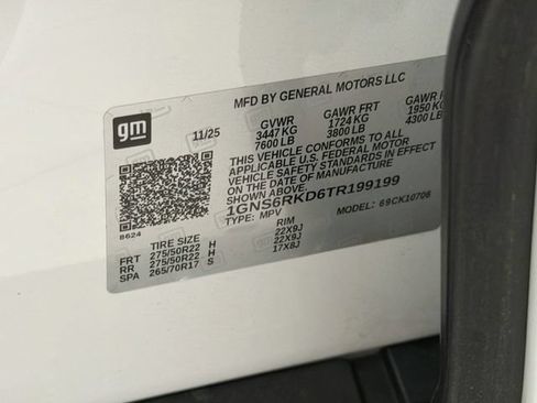 Certified 2026 Chevrolet Tahoe RST AWD/4WD image 29