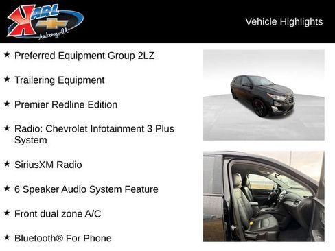 Certified 2019 Chevrolet Equinox Premier w/ Premier Redline Edition image 2