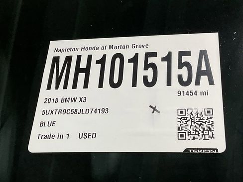 Used 2018 BMW X3 xDrive30i w/ M Sport Package image 36