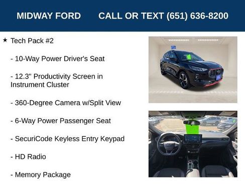 Certified 2023 Ford Escape ST-Line Select w/ Tech Pack #2 image 12