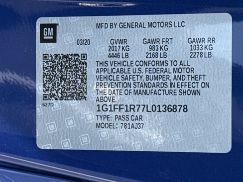 Used 2020 Chevrolet Camaro LT w/ Technology Package RWD image 44