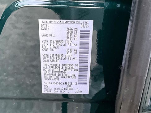 Certified 2025 Nissan Pathfinder Platinum w/ Cargo Package FWD image 34