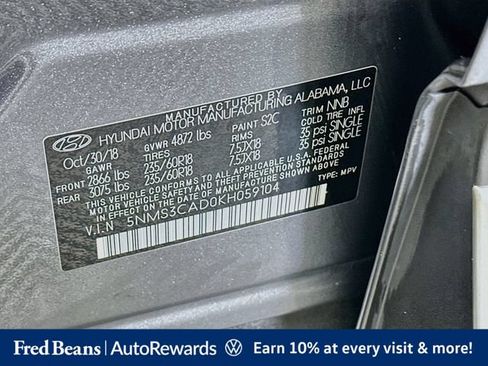 Used 2019 Hyundai Santa Fe SEL AWD/4WD image 38