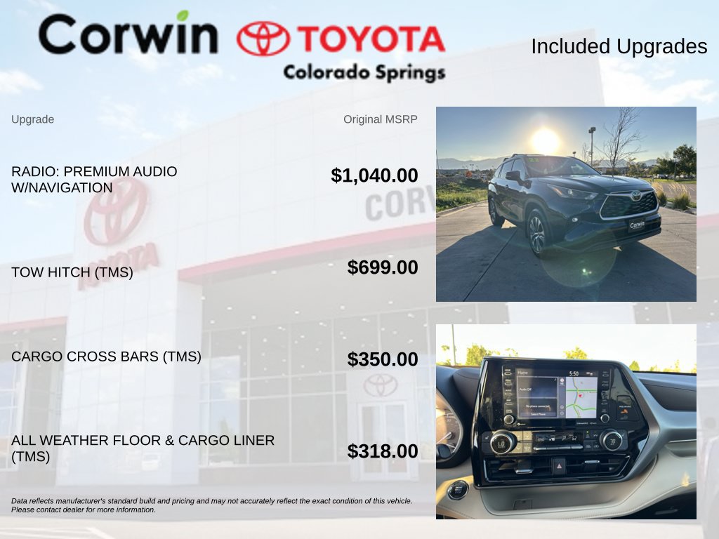 Used 2022 Toyota Highlander XLE AWD/4WD image 4