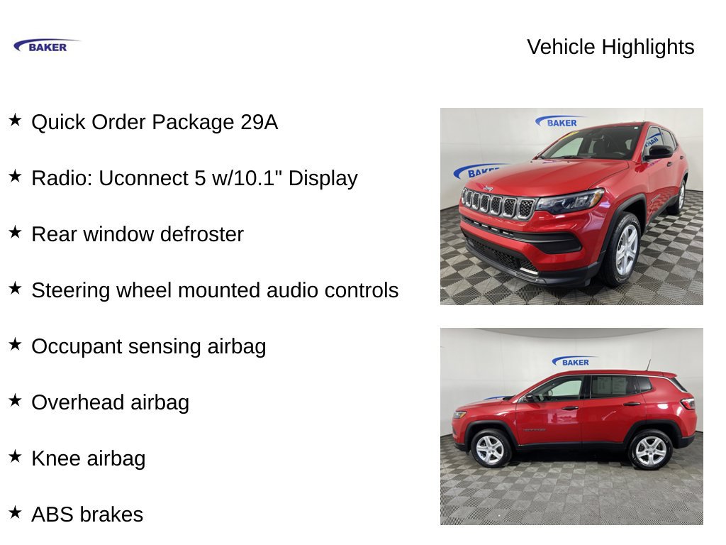 Used 2023 Jeep Compass Sport AWD/4WD image 4