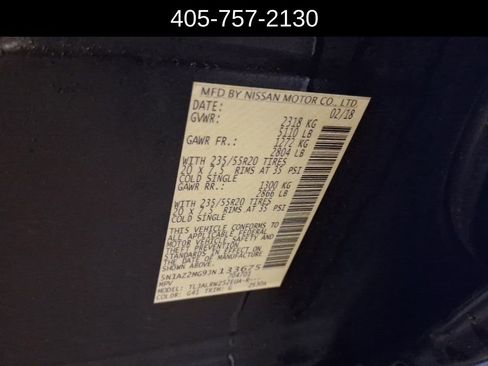 Used 2018 Nissan Murano SL w/ Midnight Edition Package image 15