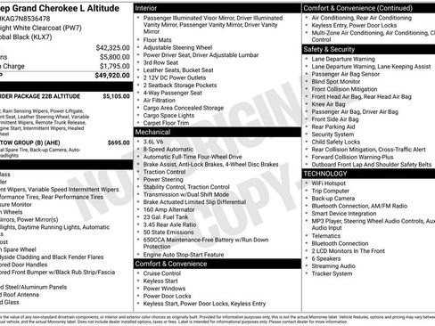 Used 2022 Jeep Grand Cherokee L Laredo AWD/4WD image 7