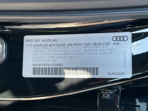 Used 2018 Audi S3 Premium Plus w/ Technology Package AWD/4WD image 44