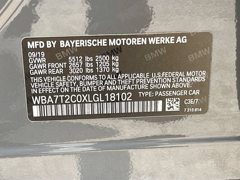Used 2020 BMW 740i w/ M Sport Package RWD image 34