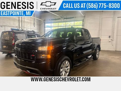 Used 2021 Chevrolet Silverado 1500 Custom w/ LPO, Dark Essentials Package AWD/4WD image 1