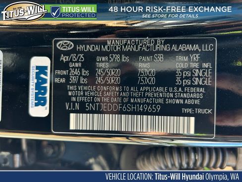 New 2025 Hyundai Santa Cruz Limited image 34