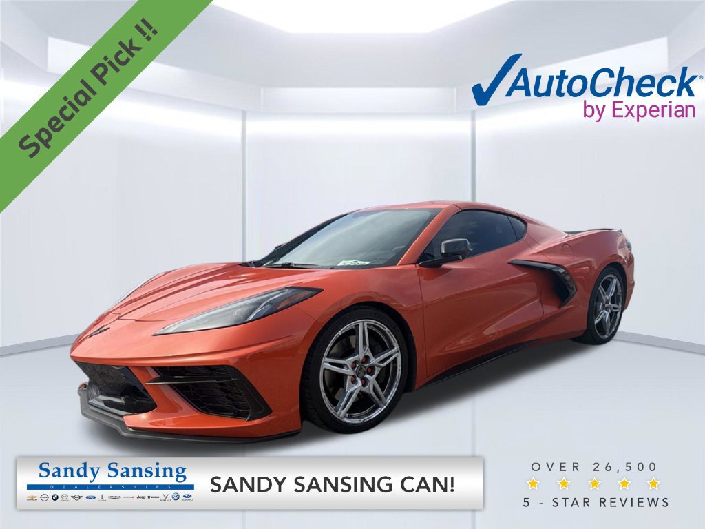 Used 2021 Chevrolet Corvette Stingray Preferred Cpe w/ Z51 Performance Package RWD image 1