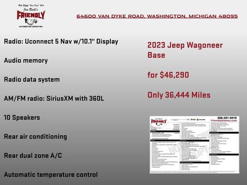 Used 2023 Jeep Wagoneer 4WD w/ Premium Group I image 4