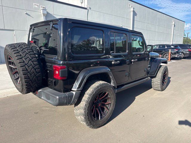 Used 2019 Jeep Wrangler Unlimited Sahara w/ Uconnect 4C Nav & Sound Group AWD/4WD image 3