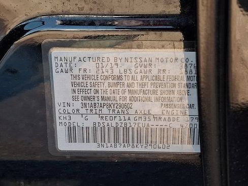 Used 2019 Nissan Sentra SV FWD image 26