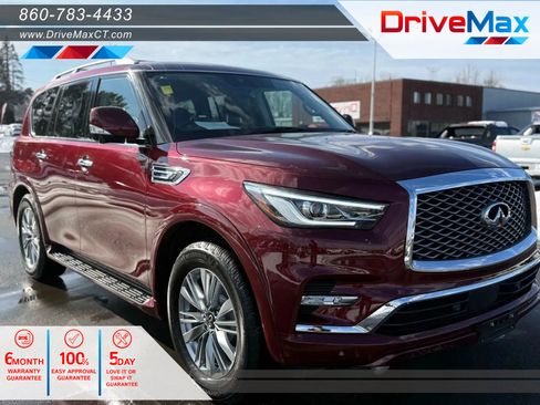 Used 2021 INFINITI QX80 Luxe w/ All-Season Package image 1
