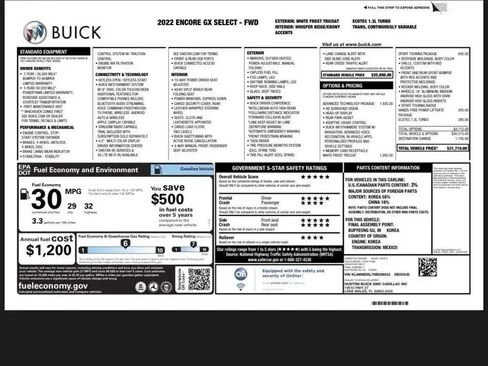 Used 2022 Buick Encore GX Select w/ Advanced Technology Package image 28