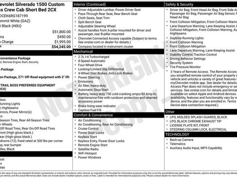 Used 2024 Chevrolet Silverado 1500 Custom Trail Boss image 10