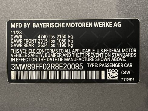 Certified 2024 BMW 330i xDrive Sedan w/ M Sport Package AWD/4WD image 25