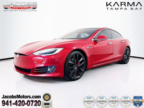 Used 2018 Tesla Model S P100D AWD/4WD image 1