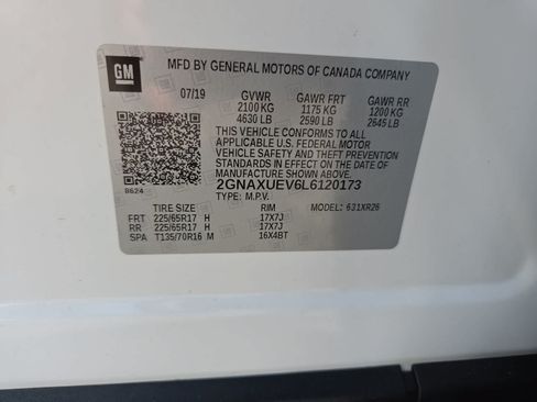 Used 2020 Chevrolet Equinox LT AWD/4WD image 29