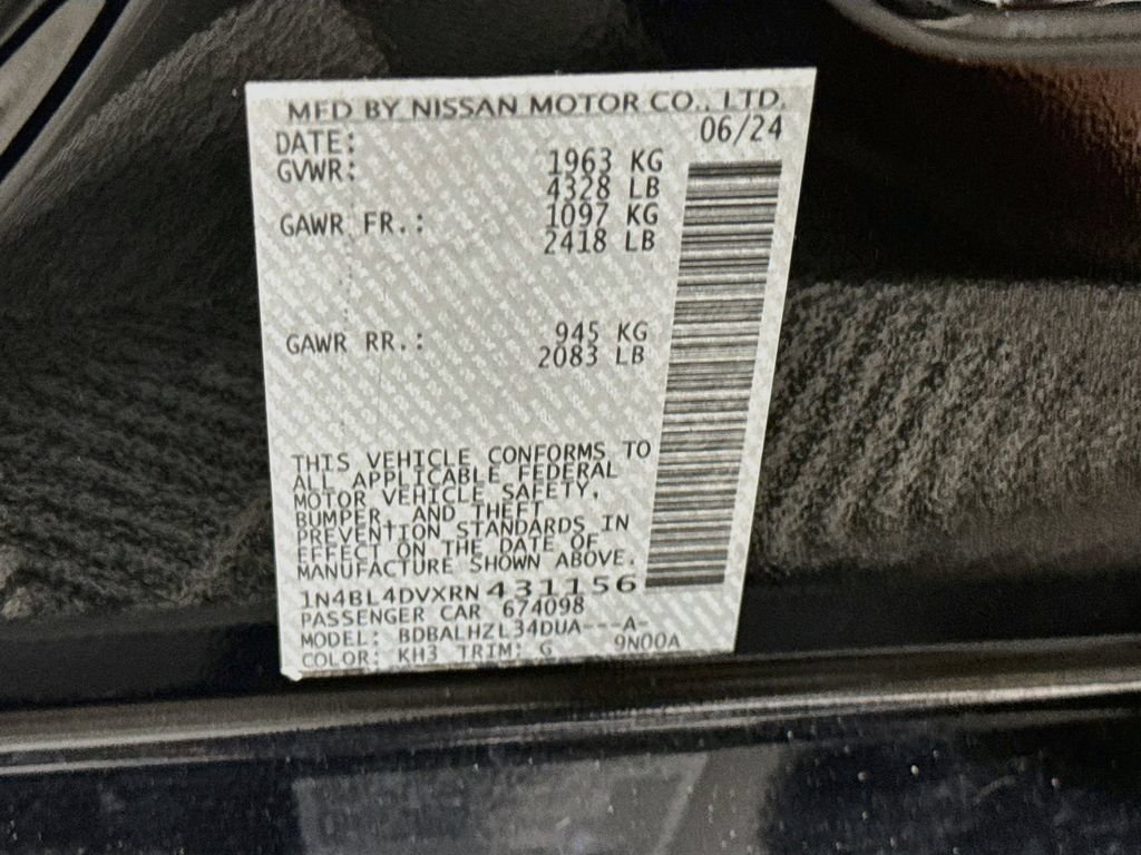 Certified 2024 Nissan Altima 2.5 SV FWD image 33