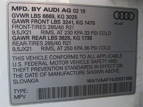 Used 2018 Audi Q7 3.0T Prestige w/ Prestige Package image 25