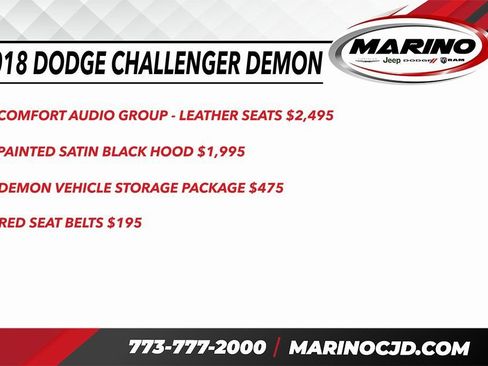 Used 2018 Dodge Challenger SRT Demon image 2