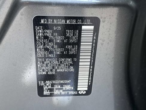 New 2026 INFINITI QX80 Autograph image 31