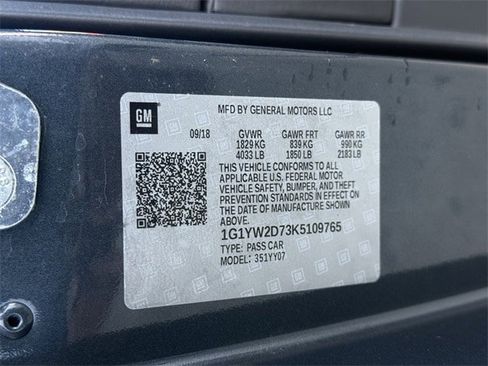 Used 2019 Chevrolet Corvette Grand Sport w/ Battery Protection Package image 32